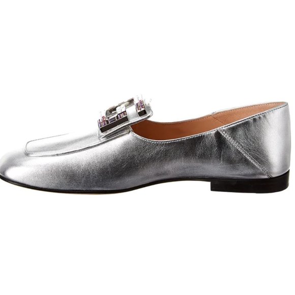 Gucci Madelyn Crystal G Loafers in Silver - Picture 4 of 7